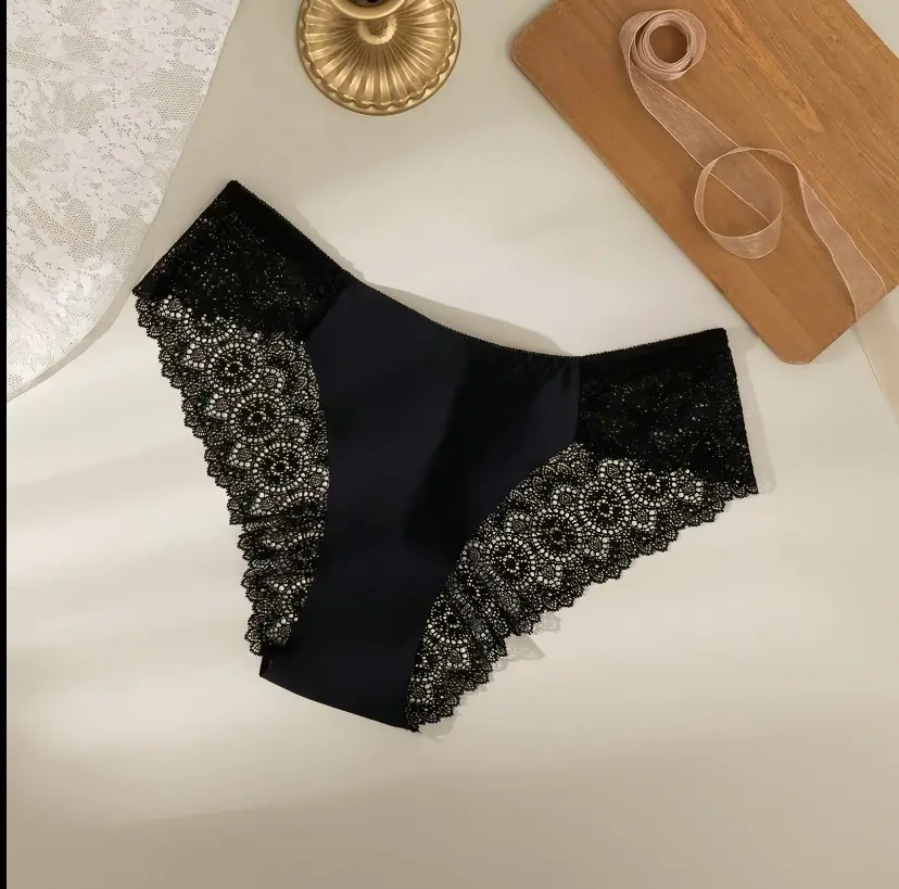 6 12PCS Panty For Women Plain Fashion High Quality New summer products Panties COD SF Basic Comfort Comfortable Cotton Lingerie Womenswear Bikini Frill Innerwear Style Stretch Comfort Basic Panties Plain Cotton Spandex Womens Panty Minimalist Multicolor