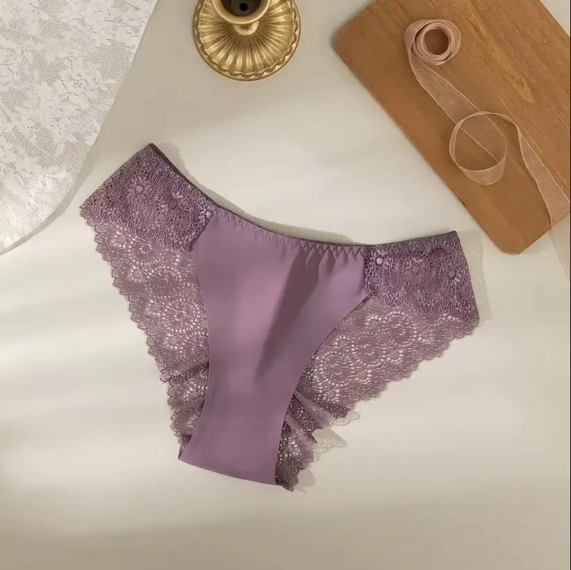 6 12PCS Panty For Women Plain Fashion High Quality New summer products Panties COD SF Basic Comfort Comfortable Cotton Lingerie Womenswear Bikini Frill Innerwear Style Stretch Comfort Basic Panties Plain Cotton Spandex Womens Panty Minimalist Multicolor